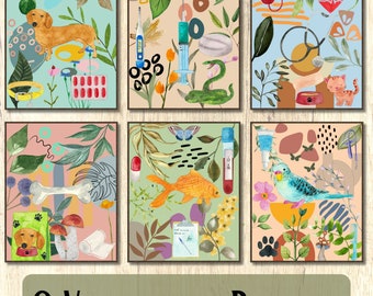 Veterinary clinic wall decor Vet Print Vet gift Veterinarian gift Veterinary nurse gift vet tech Veterinarian Clinic Decor Pet Clinic Art