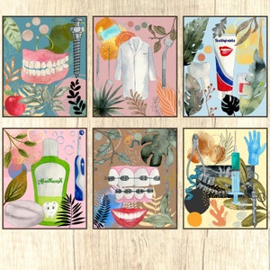 Zahnarzt Büro Dekor, Zahnarzt Wand Kunst, Zahnklinisches Bild, Zahnarzt Geschenk, Zahnarzt Schule Wand Kunst, Zahnheilkunde Kunstwerk, Geschenk für Krankenschwester