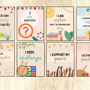 Affirmation wall art for kids classroom decor inspirational kids room decor positive classroom wall art digital downlord printable wall art