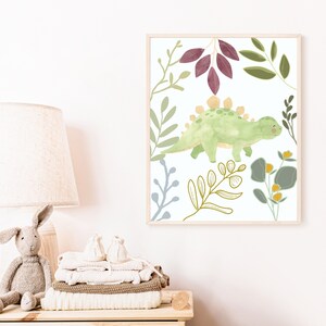 Dinosaur Prints, Dinosaur Nursery Prints, Nursery Decor, Set of 3 ...