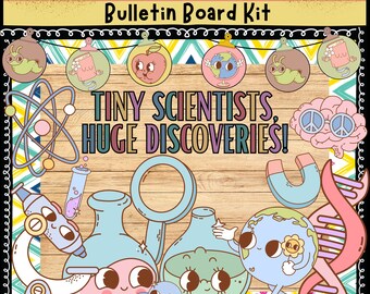 thumbnail image 2 of Gilprop Scientific Bulletin Board Borders Science Lab Borders Science Classroom Decoration Self Adhesive Chemistry Biology Trade Show Stickers For Classroom Back To School 2 of 12