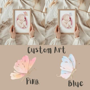 Personalized Mum to be Present Custom Pregnancy wall art Gender Neutral Baby Shower gift He or She What Will Baby Be Sign Gender Guess mom