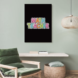 Math Teacher Math Teacher End of Year Math Teacher Gift Math Classroom ...