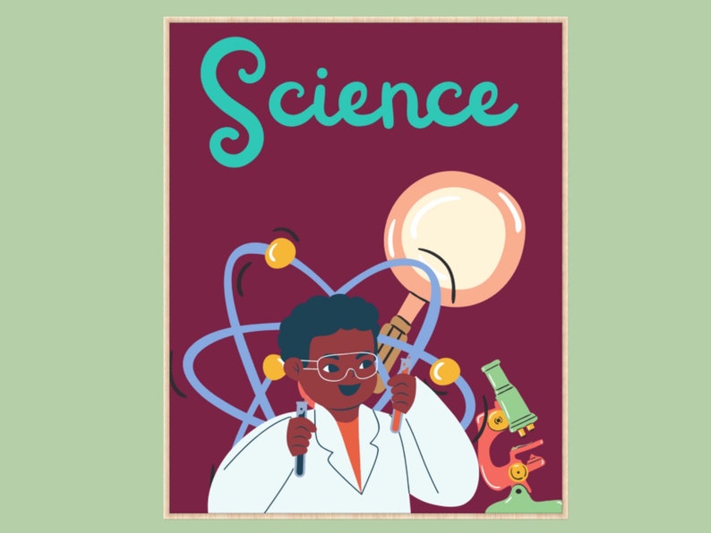 Affiches STEAM & STEM pour la science, la technologie, l'ingénierie, l'art, les mathématiques pour l'école, l'enseignant, le décor de classe STEAM Science, le décor préscolaire image 2