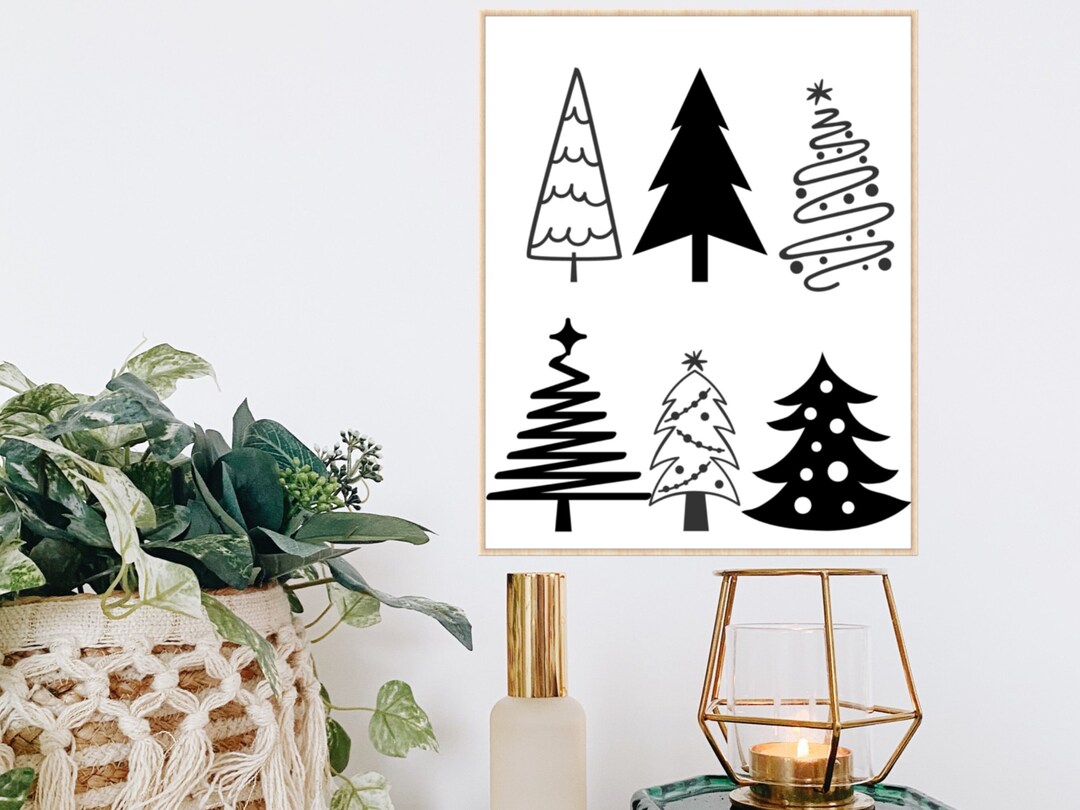 Christmas Printables Modern Farmhouse Christmas Art - Etsy