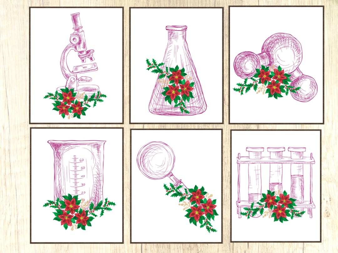 Science Class Gallery Wall Set Classroom Decor High School Middle ...