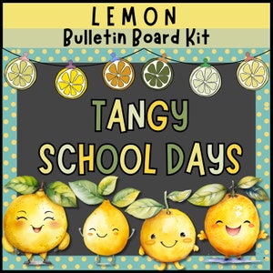 Bulletin board decor classroom door sign class bulletin neutral class decor groovy bulletin teacher bulletin lemon classroom display school