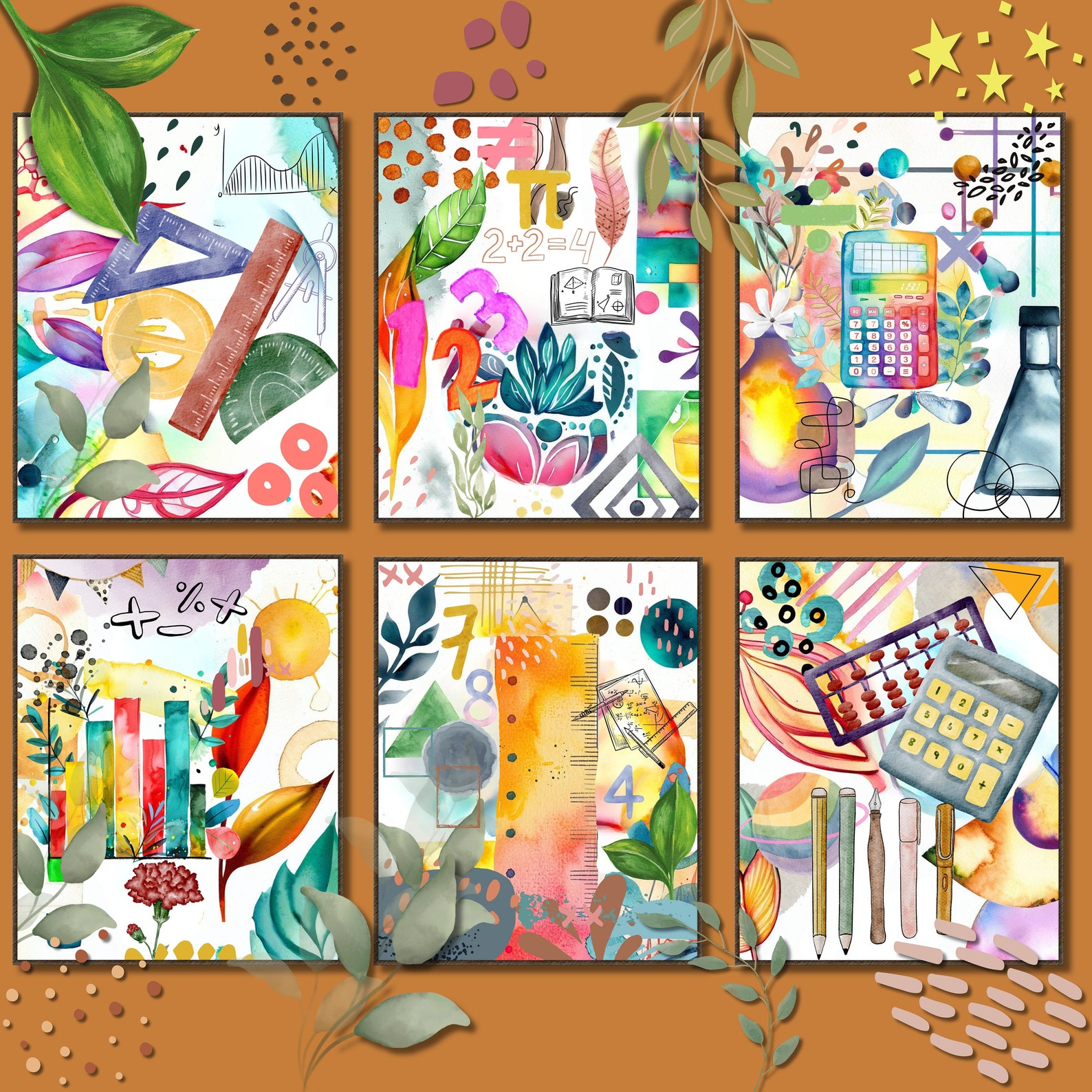 Math Decor Math Class Gallery Wall Math Art High School Middle School ...