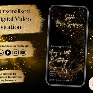 Video Digital Invitation, Animated Invitation, Birthday Video Invite, Birthday Invite Video, Birthday Party, Video Invite, Musical invite