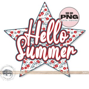 Preppy bloemen 4 juli png, meisje patriottisch png, Hallo zomer png, shirtsublimatie, ster 4 juli png, rood wit blauw png, bloemenster