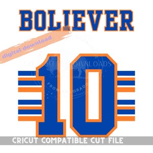 Denver BOliever svg png Mile High eps dxf Colorado svg Believer, Denver football Sublimation Denver Téléchargement numérique, svg pour Cricut