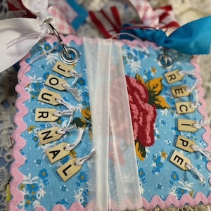 Handmade recipe Junk Journal