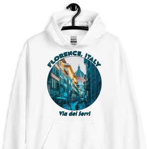 Florence Italy Hoodie, Florence City Sweatshirt, Travel Poster Design, European Traveler Shirt, Travel Shirt, Tourist Shirt, Travel Gift