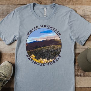 New Hampshire shirt, National Forest shirt, hiking shirt, mountain shirt, travel poster shirt, t-shirt