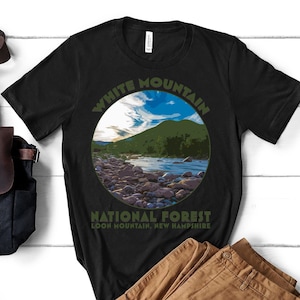 Loon Mountain Shirt, New Hampshire Shirt, National Forest Shirt, Nature Shirt, Travel Shirt, Mountain Shirt, T-Shirt