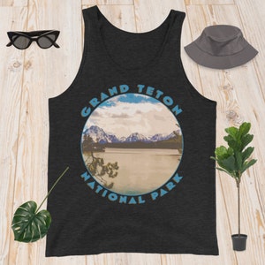 Grand Teton National Park Tank Top, Mountain Range Tank Top, Reise Tank Top, Grand Teton Tank Top, Adventure Tank Top