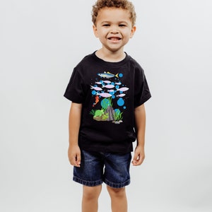 Underwater shirt for toddlers, Ocean animals shirt, Sea creatures shirt, shirt for children, toddler shirt, Shirt for toddler, baby shirt