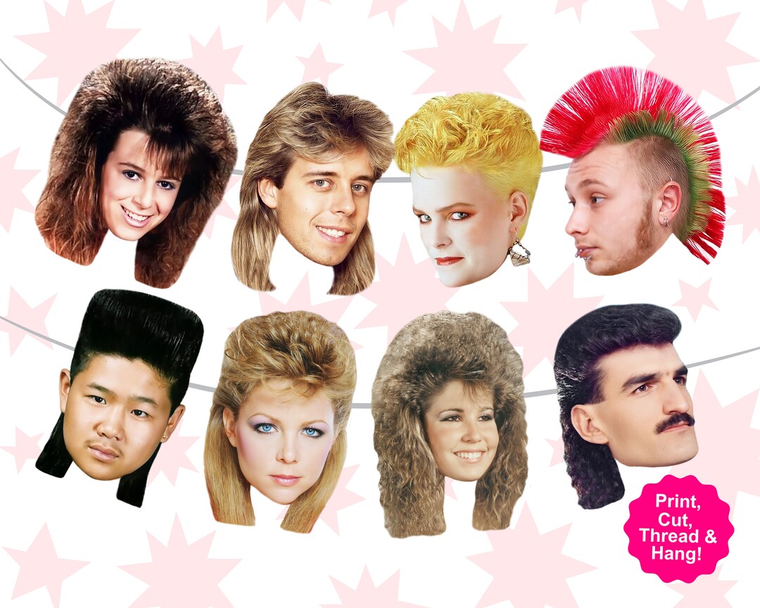 80s Hair 80s Party Banner 80s Party Decorations 80s Party Decor 80s ...