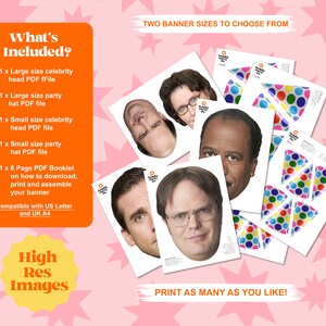 The Office Banner The Office Decorations The Office Party Supplies The Office Party Props The Office US The Office Birthday image 4
