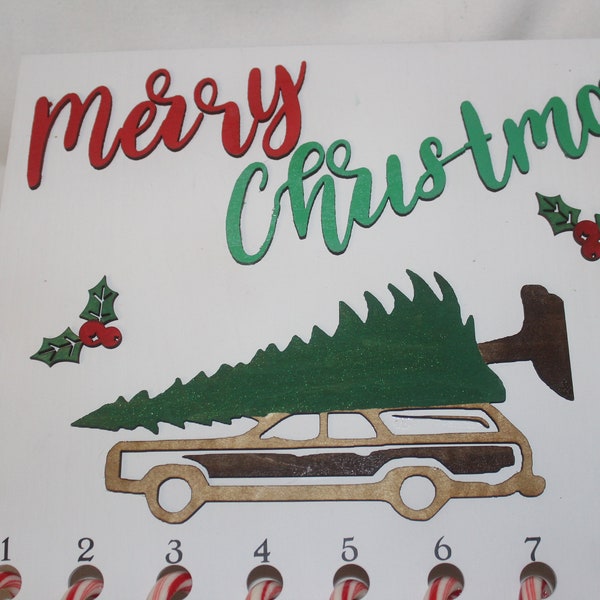 Christmas Candy Calendar Etsy