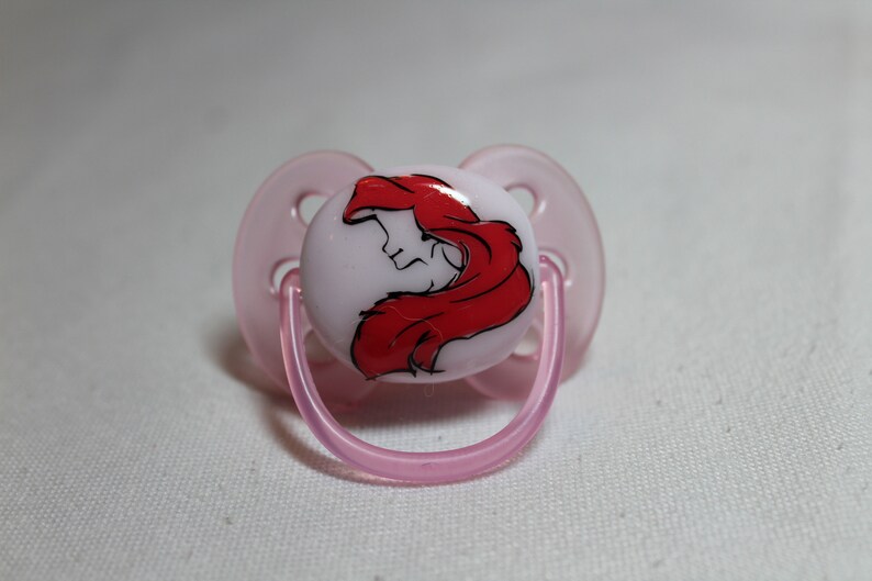Little Mermaid Pacifiers personalizable Etsy