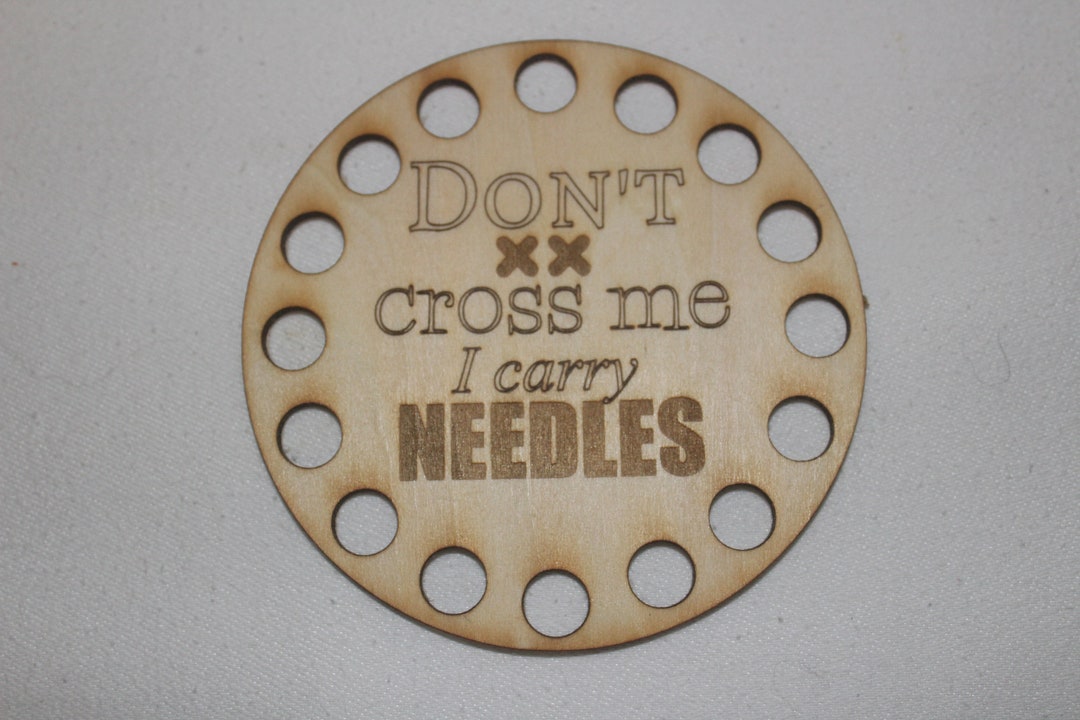 Snarky Cross Stitch Floss Holder Laser File Etsy
