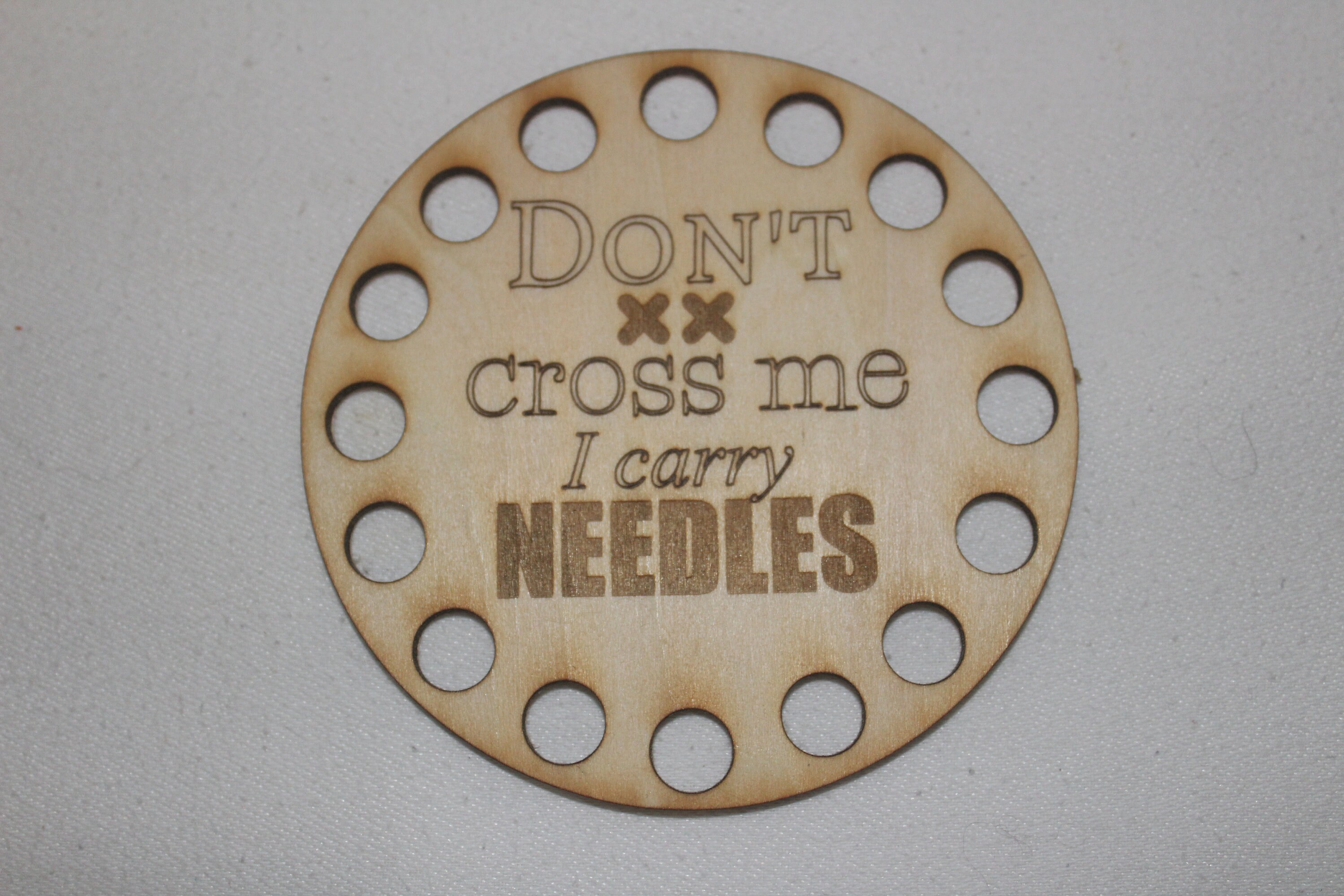Snarky Cross Stitch Floss Holder Laser File Etsy