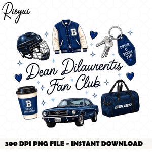 Off-Campus Briar Hockey PNG, Hockey Romance Png, custom briar hockey, Dean Di Laurentis,offcampus png,college hockey png,booktok