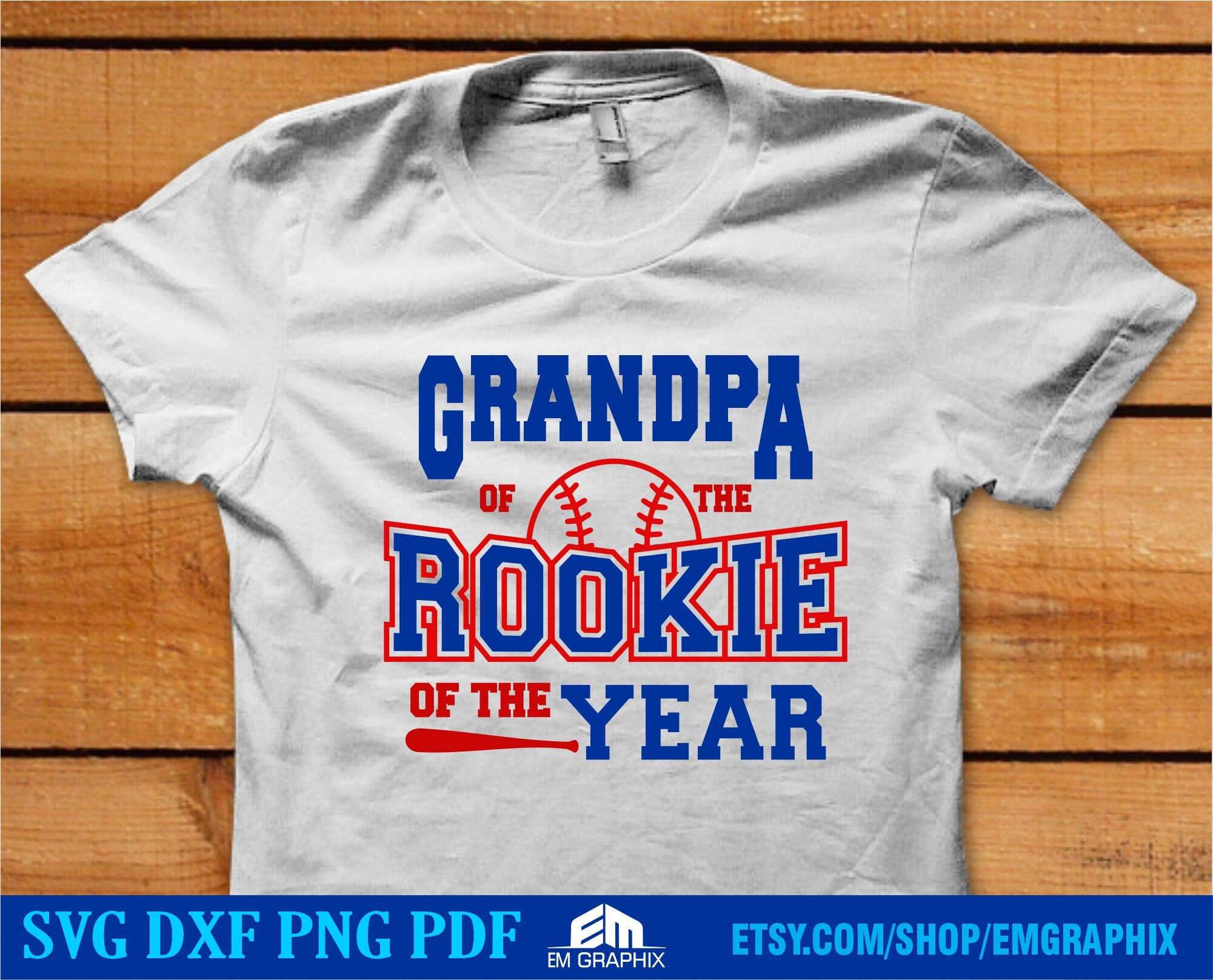 Rookie of the Year Baseball Family SVG Bundle (cut/sublimation Files ...