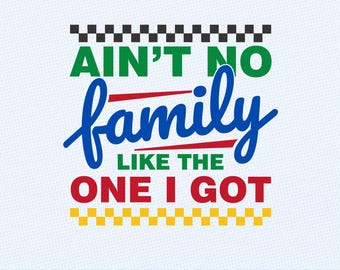 Family Reunion Shirt Design: Checkered Quote, SVG PNG (Digital Download)