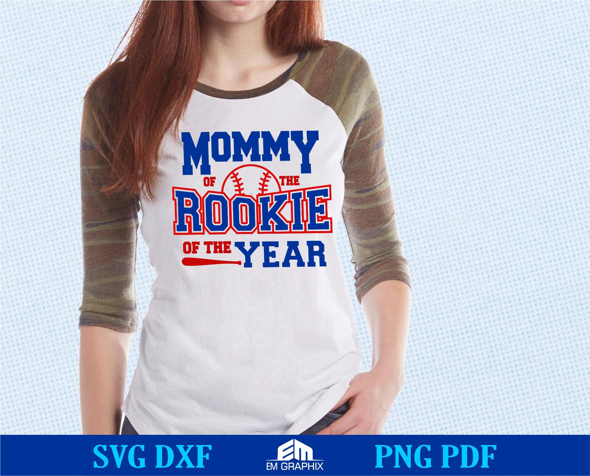 Rookie of the Year Baseball Family SVG Bundle (cut/sublimation Files ...