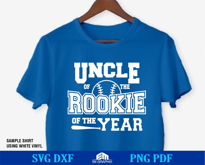 Rookie of the Year Baseball Family SVG Bundle (cut/sublimation Files ...