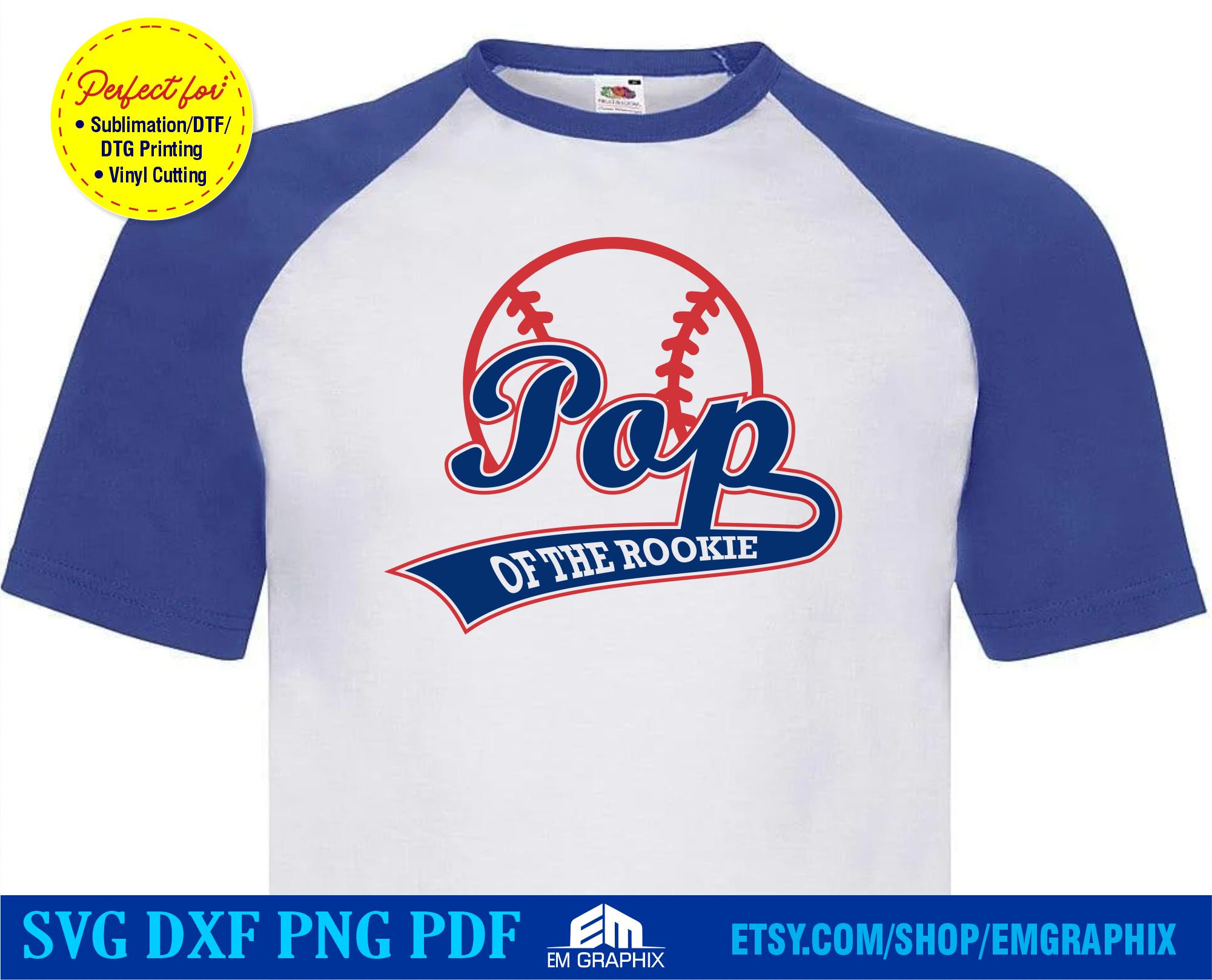 Pop Top Rook Kit Pop of the Rookie of the Year Svg Png, Pop Baseball Shirt, Family of ...
