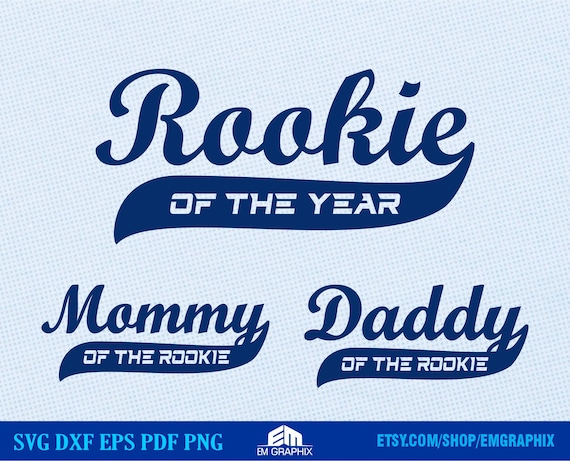 Rookie of the Year Svg Family Baseball Svg Baseball Birthday -  Hong  Kong