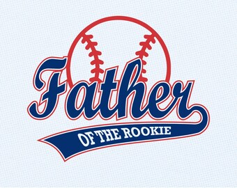 SVG del Padre del Novato: Tema de béisbol, diseño de camiseta (archivos de corte digital)