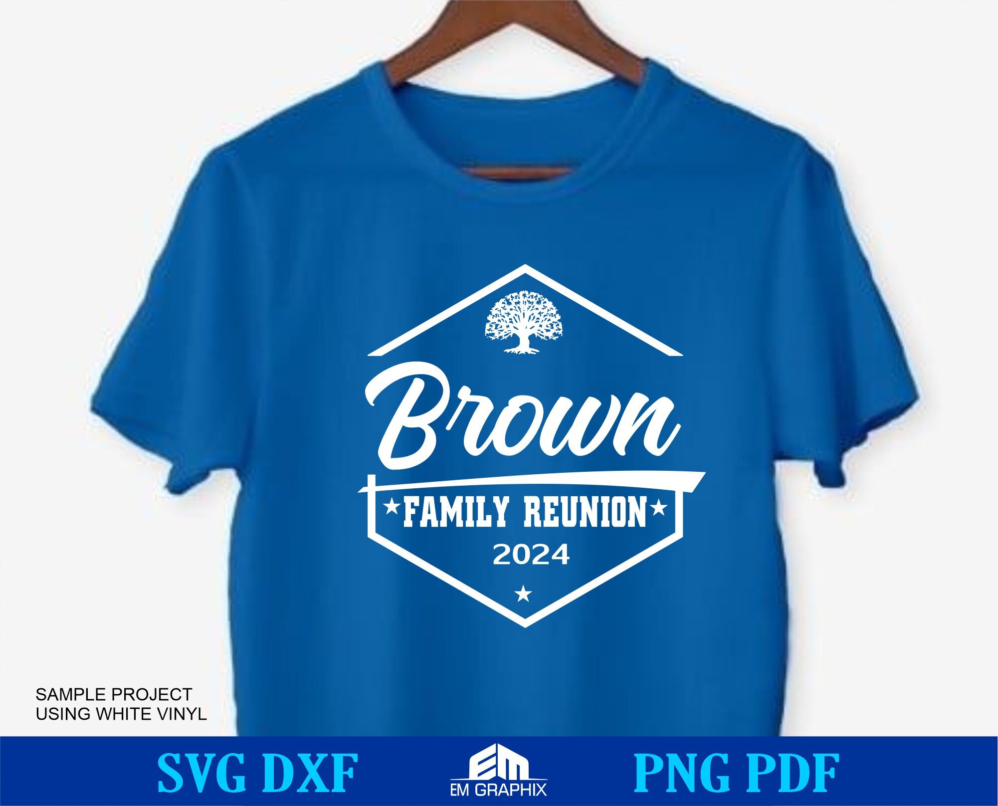Family Reunion 2024 SVG: Customized Family Name Shirt (digital Download ...