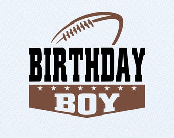SVG de fútbol para niño de cumpleaños: diseño de camiseta para sublimación, archivos de corte (descarga digital)