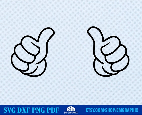 Thumbs Up Svg This Guy Thumbs Clipart Hands Vector Svg Etsy