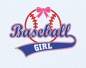 Chica de béisbol SVG PNG / Diseño de camiseta de cumpleaños para niña / Día de partido de béisbol SVG / Deportes SVG PNG / Archivo de corte Cricut / Descarga instantánea
