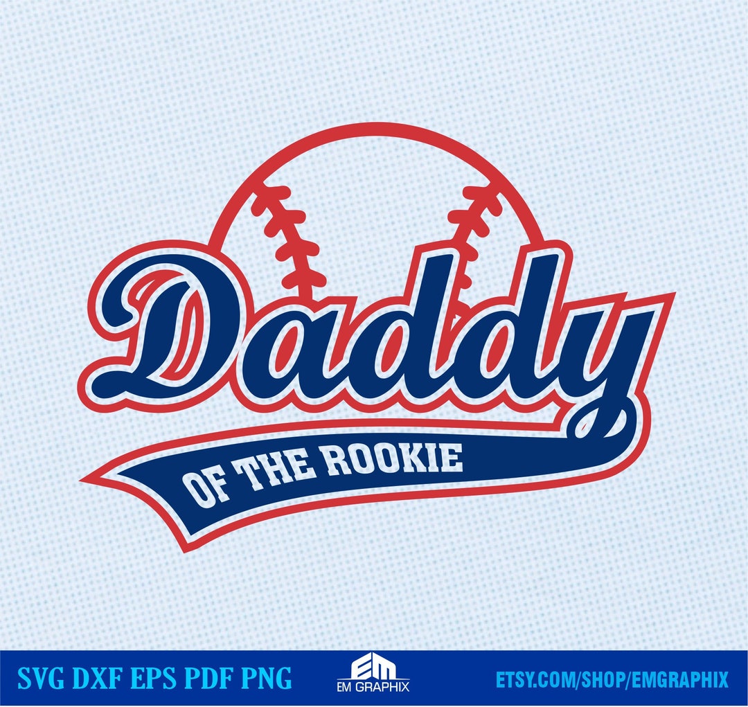 Daddy of the Rookie SVG Proud Daddy of Rookie Tshirt Etsy