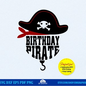 Birthday Pirate SVG, 1st Birthday Svg | Ahoy Matey! DIY Pirate-Themed Birthday Shirt for kids| Pirate Party Decorations | Digital Download