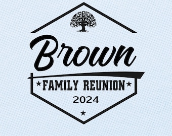 Family Reunion 2024 SVG: Customized Family Name Shirt (Digital Download)