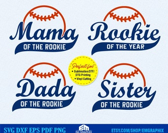 Rookie of the Year SVG Rookie Twins Svg Mommy Daddy of 