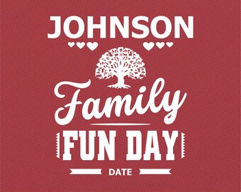 Family Fun Day SVG: Reunion Shirt Design (Digital Download)