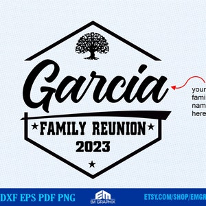 Familientreffen Datei | Reunion 2023 svg | Kundenspezifisches Familientreffen Shirt, Familien Shirt Vorlage, Sublimation PNG, Cricut SVG