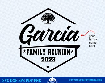 Family Reunion SVG: Customized Shirt Template (Digital Download)