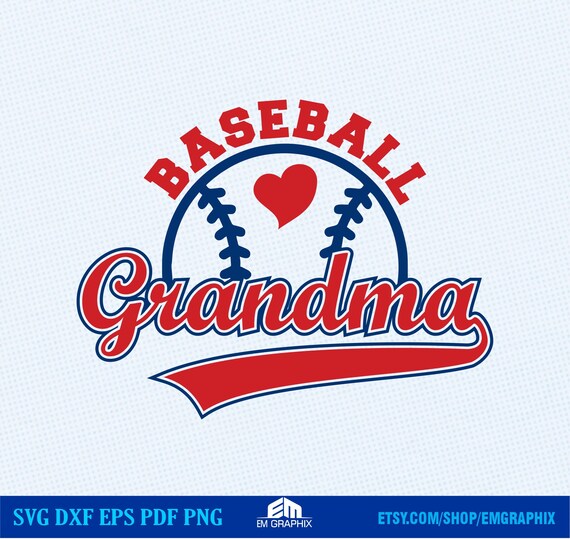 Baseball Grandma SVG: Iron On, Cricut, DTF File (Digital Download)