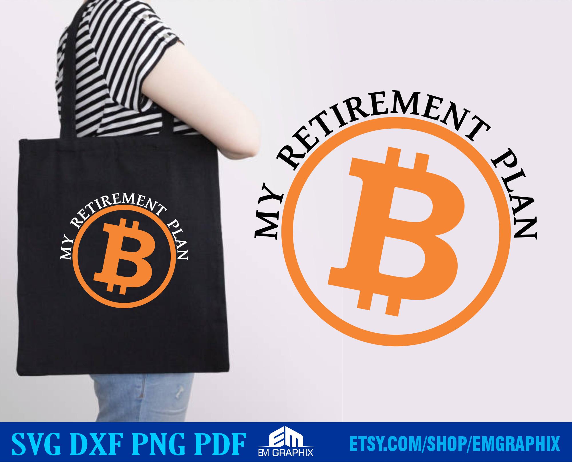 ビットコイン退職プランSVG：暗号通貨Tシャツデザイン（デジタルダウンロード） - Etsy 日本