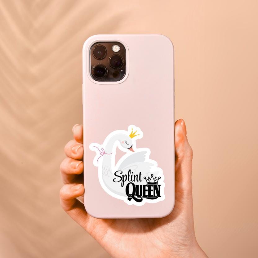 Sticker Splint Cute Hand Therapy Sticker, Funny Splint Queen Vinyl Decal for CHT, Gift ...