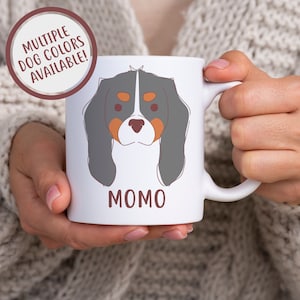 Cavalier King Charles Spaniel Mug, Dog Lover Gift, Personalized Name Dog Mug